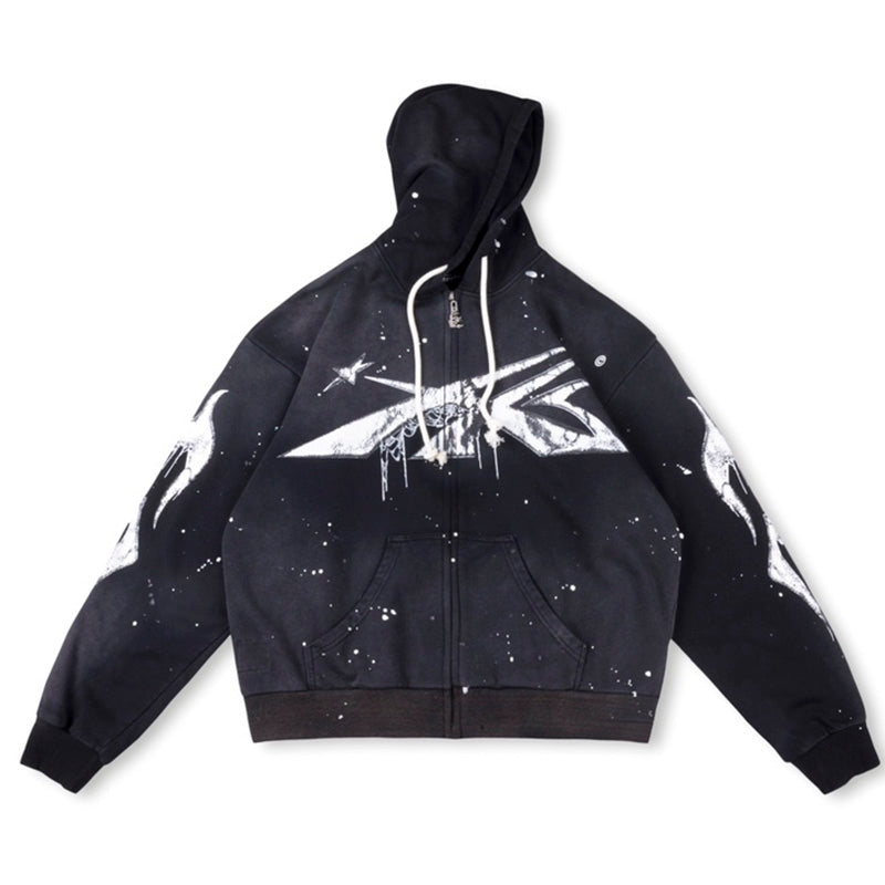 Hellstar Studios Zip Up Hoodie