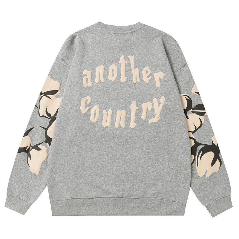 Denim Tears Kapok Pattern Printed Sweatshirts