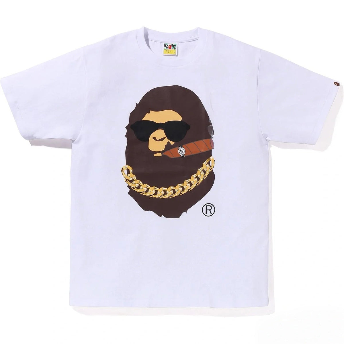 BAPE Boss Smoking Ape Head T-Shirt
