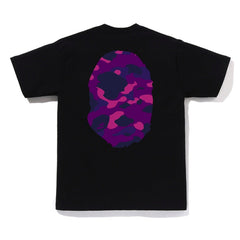 BAPE Color Camo Big Ape Head Tee purple