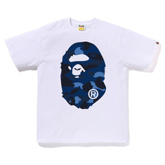 BAPE Color Camo Big Ape Head Tee blue