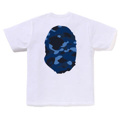 BAPE Color Camo Big Ape Head Tee blue