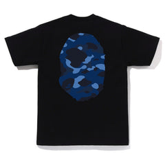 BAPE Color Camo Big Ape Head Tee blue