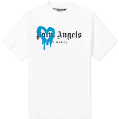 Palm Angels St  Moritz Spray Logo T-Shirt