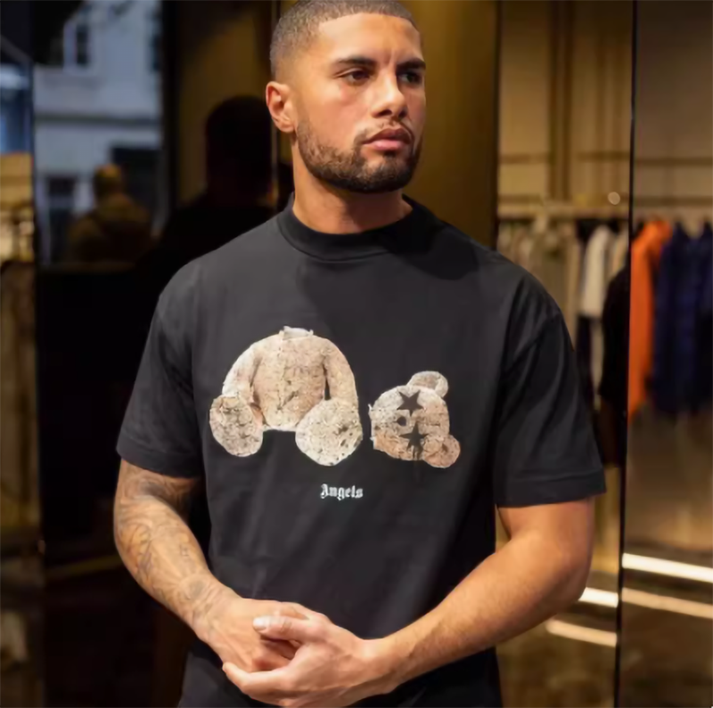 Palm Angels Decapitated bear T-Shirts