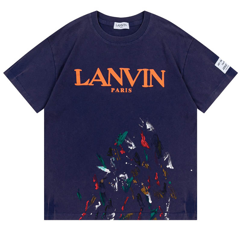 Gallery Dept X LANVIN Hand drawn doodle splash ink letters TEE