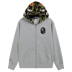 Bape Shark head camouflage Hoodie