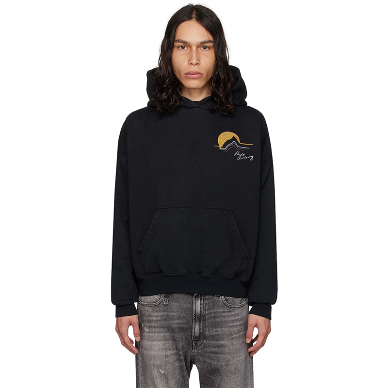 RHUDE Letter sunset print  Hoodie