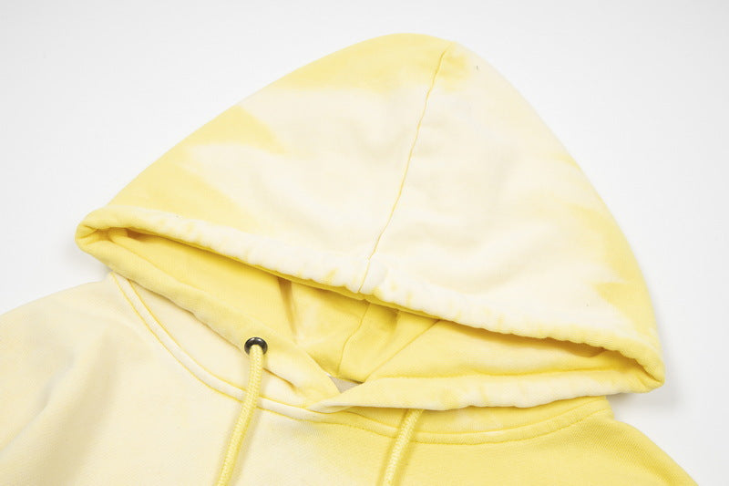 Gallery Dept. Logo-Print Bleached Cotton-Jersey Zip-Up Hoodie