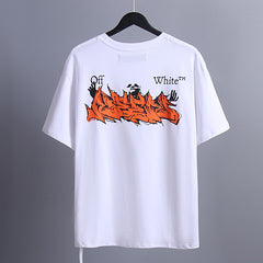 OFF-WHITE Creative letter printing T-Shirts