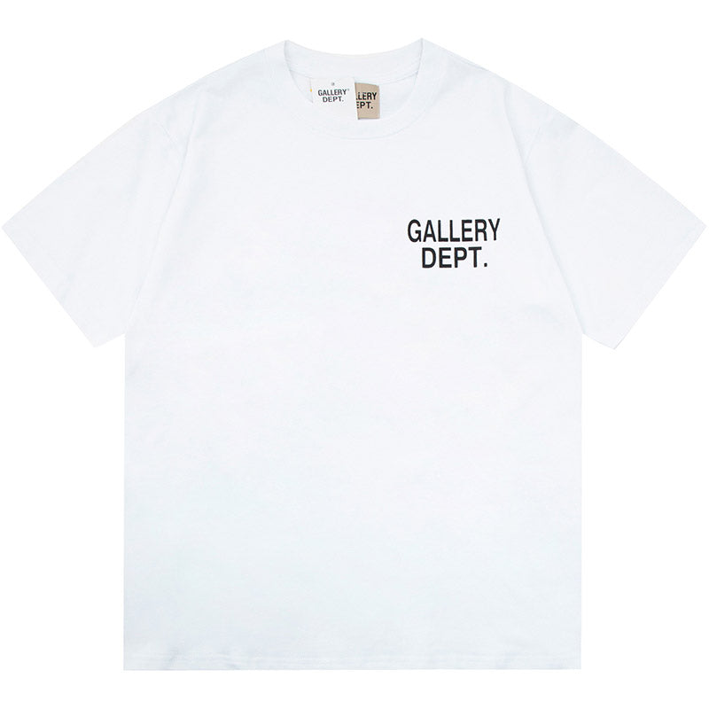 Gallery Dept. logo-print crew neck T-shirts