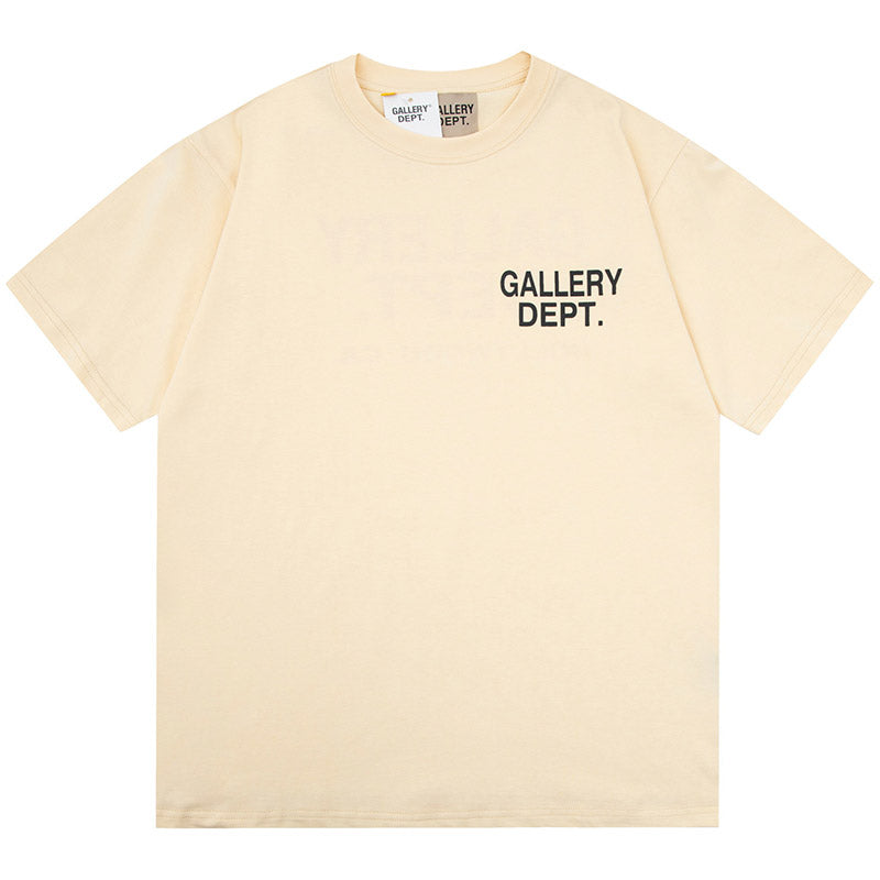 Gallery Dept. logo-print crew neck T-shirts