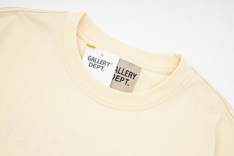 Gallery Dept. logo-print crew neck T-shirts