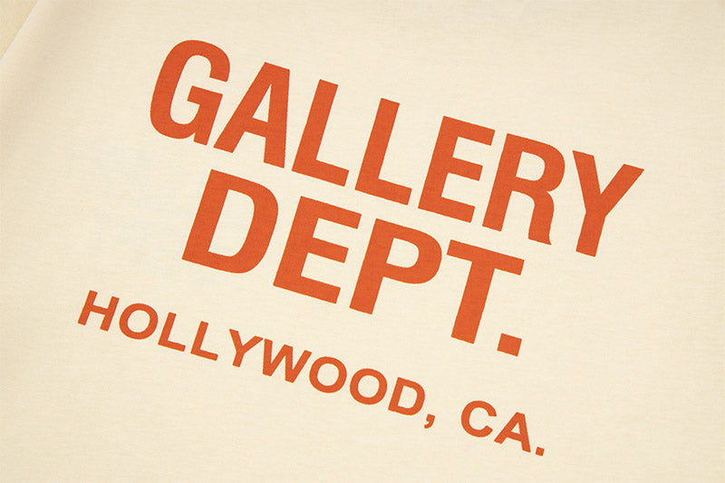 Gallery Dept. logo-print crew neck T-shirts