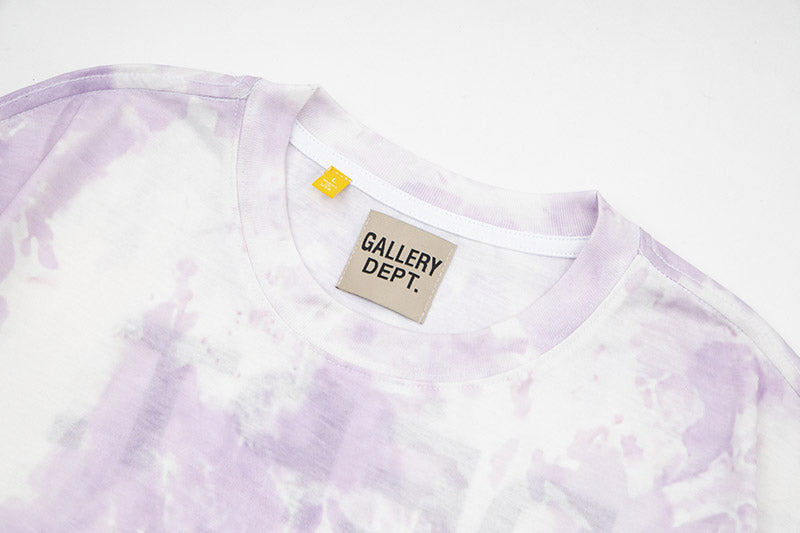 Gallery Dept. Tie-Dyed Logo-Print Cotton-Blend Jersey T-Shirt