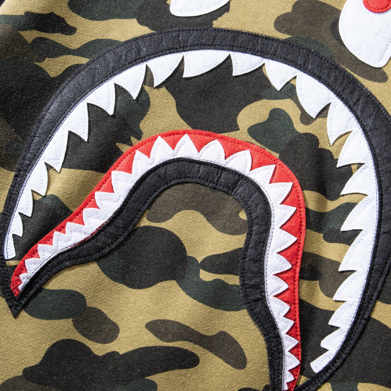 BAPE 1st Camo Shark Sweat MA-1