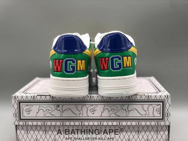 BAPE Bapesta Low M2 'Green Shark Face'