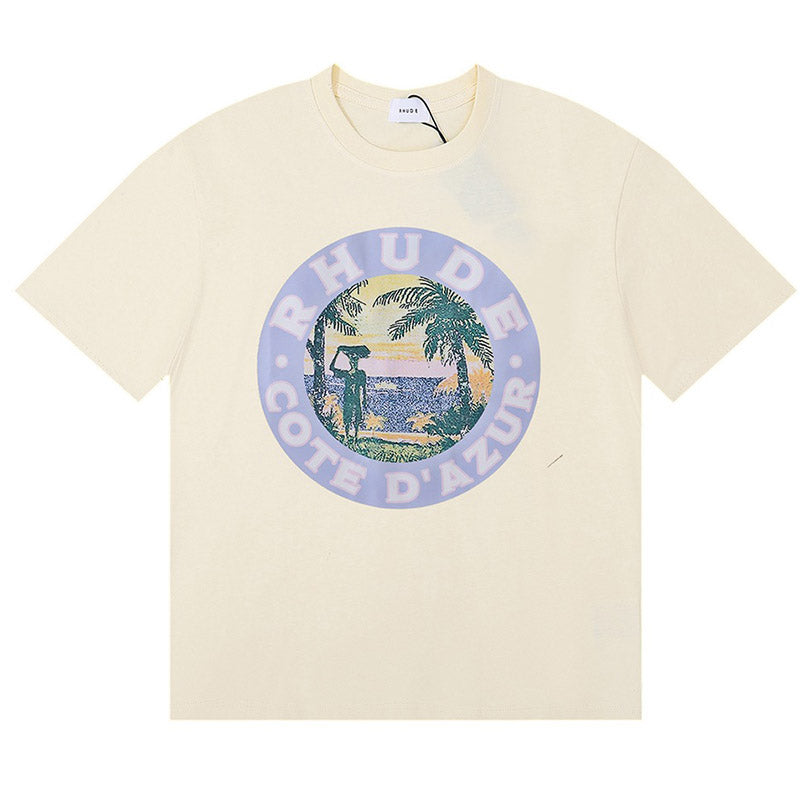 RHUDE Off-white Lago T-Shirts – EVESUNDAY