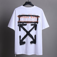 OFF-WHITE Cartoon Golden Ratio Arrows T-Shirts