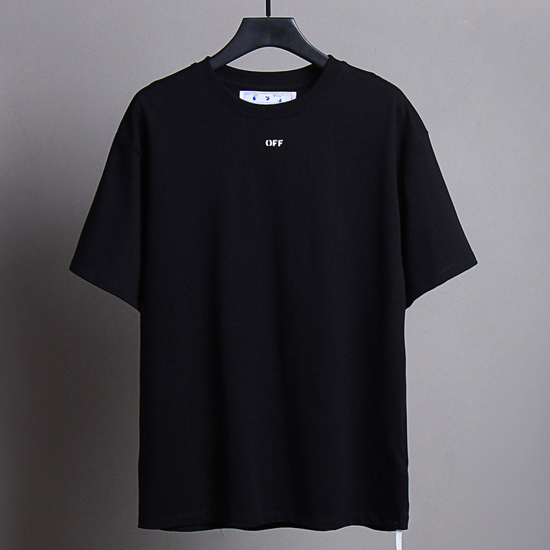 OFF-WHITE Logo-Print Cropped Cotton T-shirts