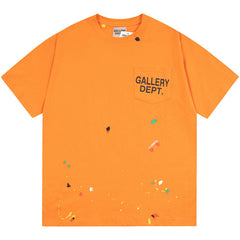 Gallery Dept. Splash ink graffiti print T-Shirt