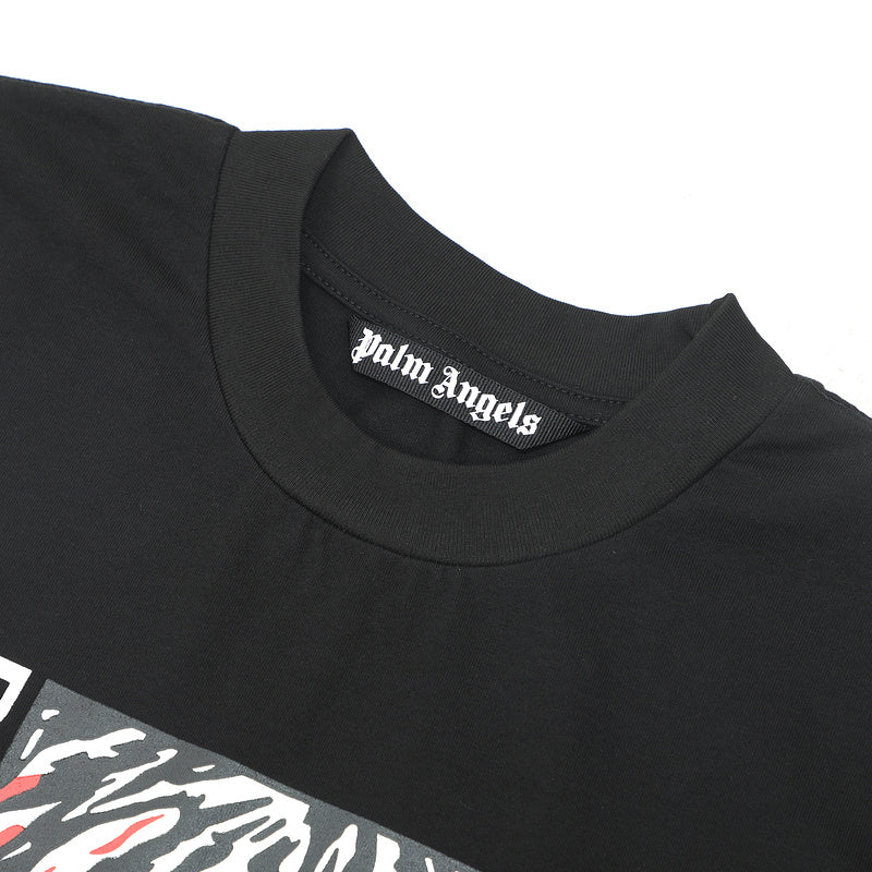 Palm Angels Ski Club-print Cotton T-shirts