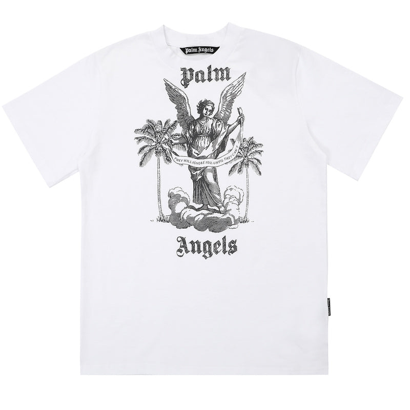 Palm Angels Slogan-Print Cotton T-Shirts