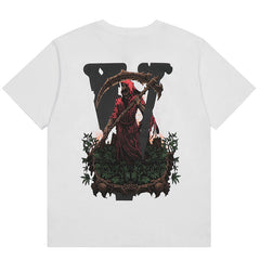 VLONE PSkeleton devil big V print T-Shirts