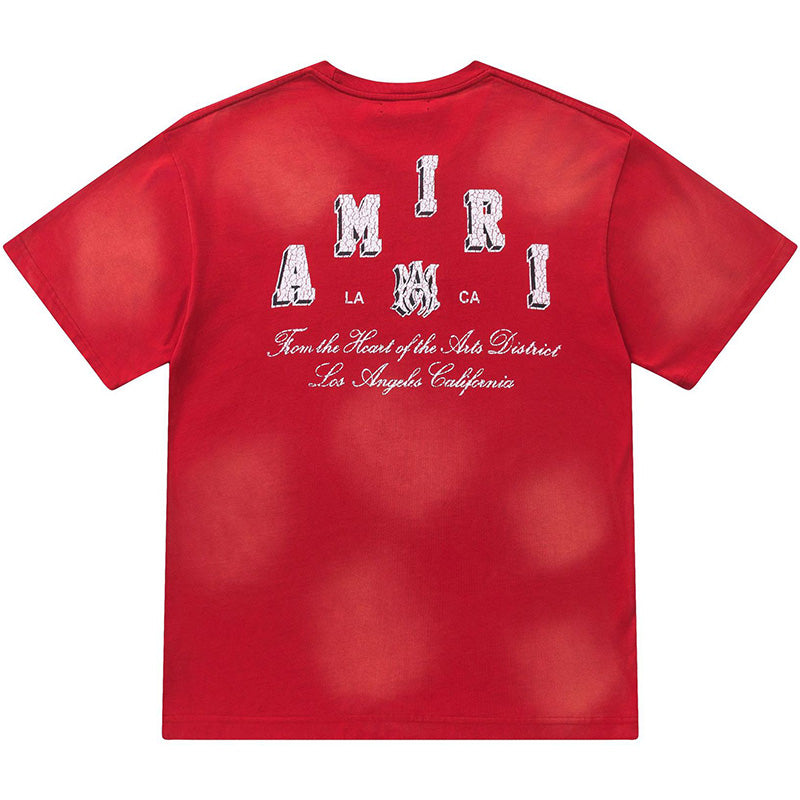 AMIRI Logo Print Short Sleeve T-shirts