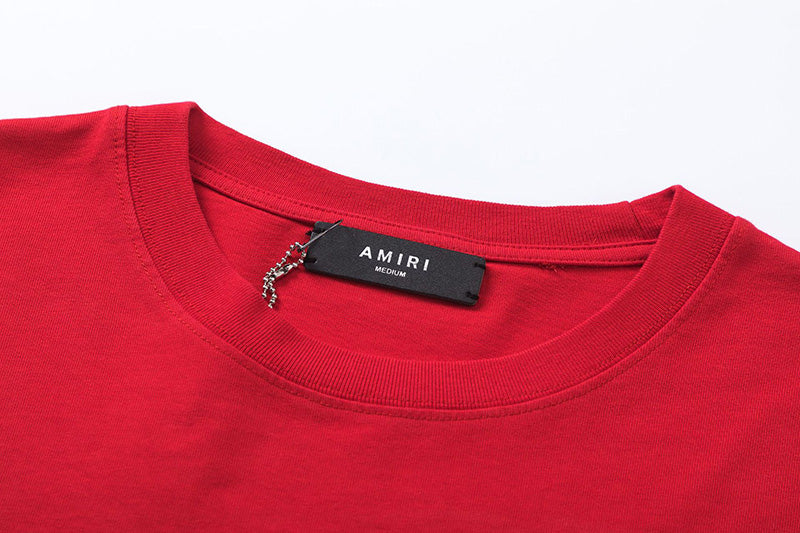 AMIRI Logo Print Short Sleeve T-shirts