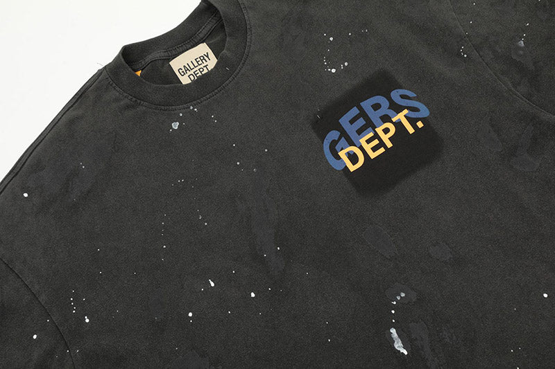 Gallery Dept. Letter logo washed hand drawn T-Shirts