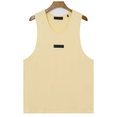 Fear Of God Double Line Logo Decoration Sleeveless T-Shirts