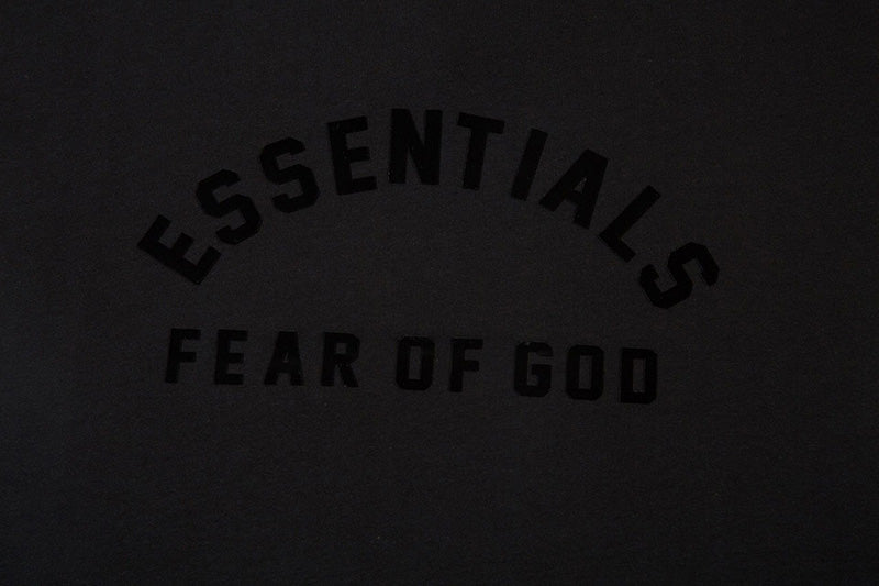 Fear Of God Flocked letter crew neck Sleeveless T-Shirts