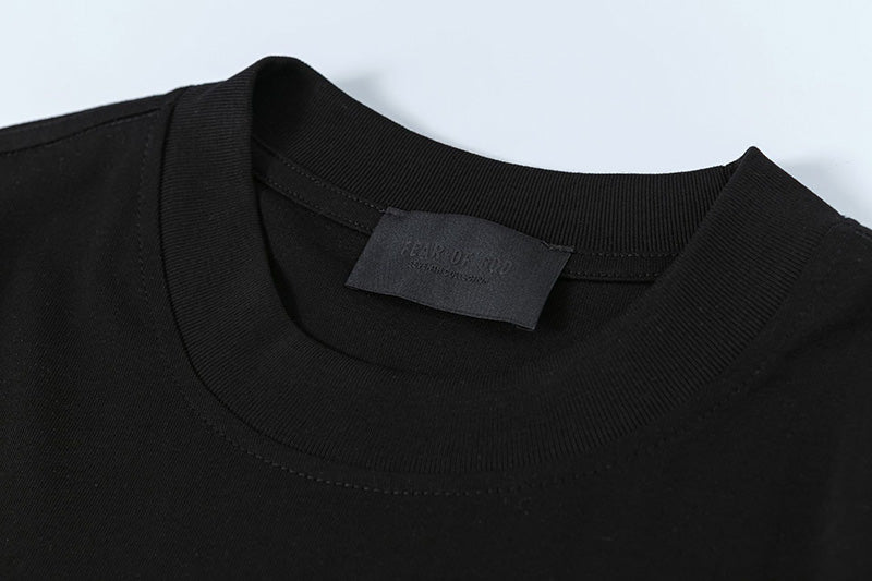 Fear Of God Flocked Letters FG80 Pattern T-Shirts