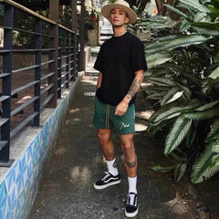 RHUDE Embroidery Logo Shorts