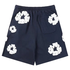 Denim Tears The Cotton Wreath Shorts Navy