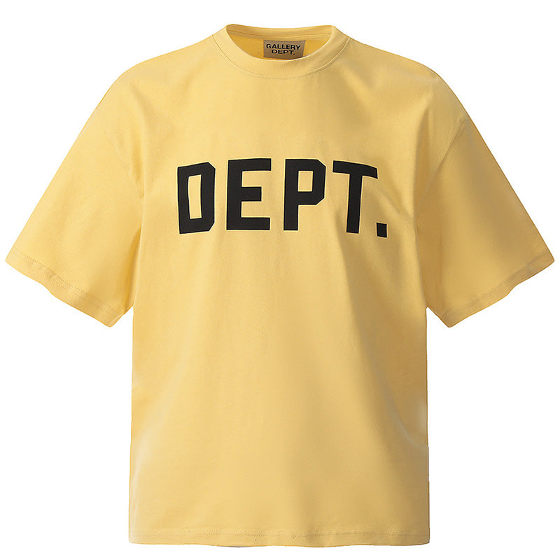 Gallery Dept. Classic LOGO letter printed short Sleeve T-Shirt