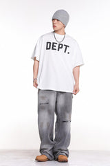 Gallery Dept. Classic LOGO letter printed short Sleeve T-Shirt