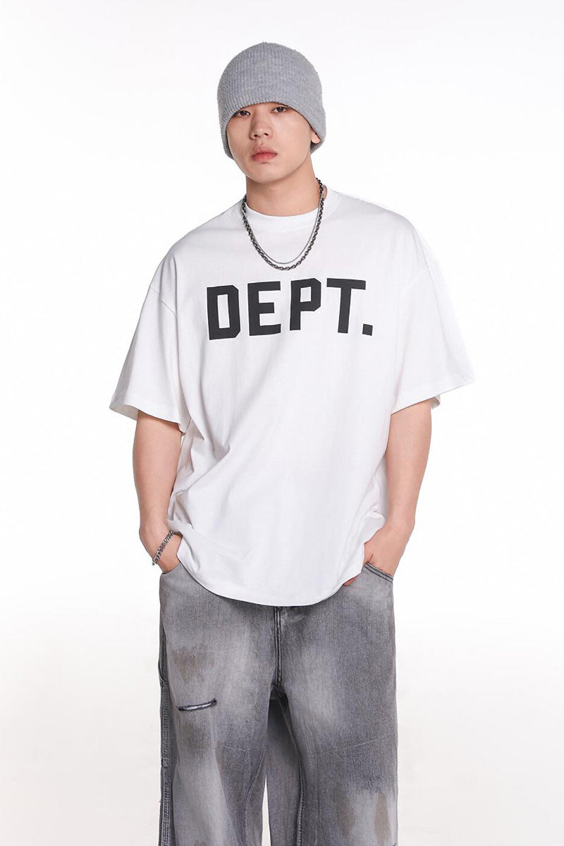 Gallery Dept. Classic LOGO letter printed short Sleeve T-Shirt