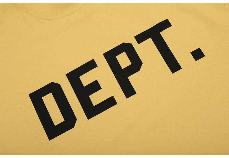 Gallery Dept. Classic LOGO letter printed short Sleeve T-Shirt