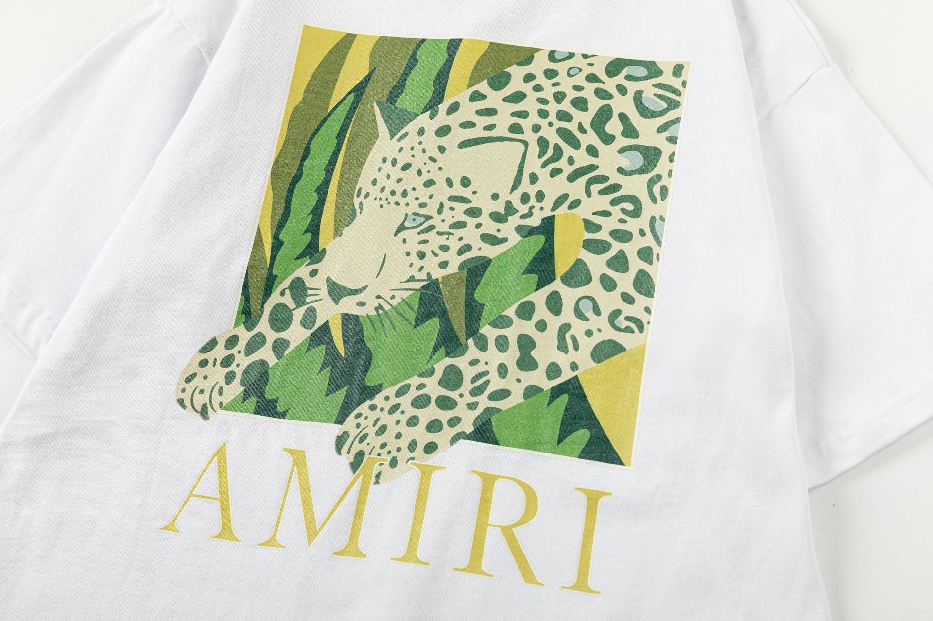 AMIRI Leopard Logo Tee