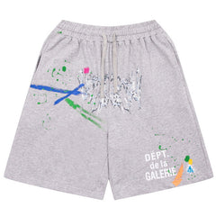 Gallery Dept Graffiti Letter Print Shorts