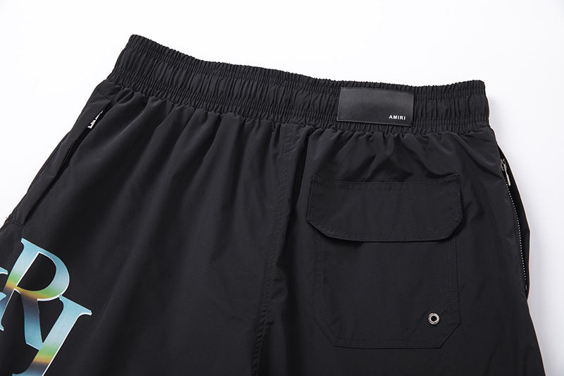 AMIRI Street Style Logo Swim Shorts