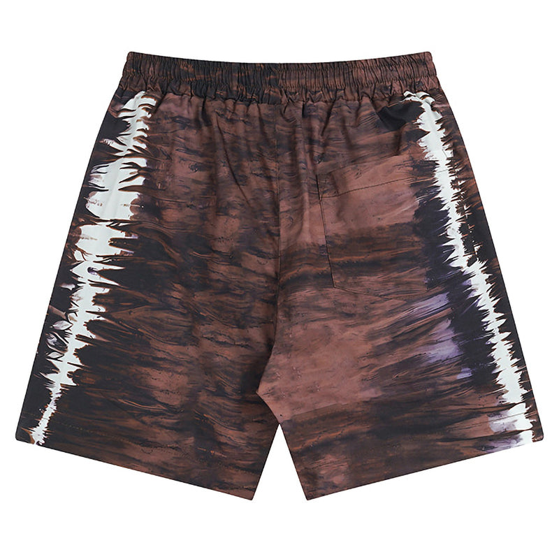 AMIRI Tie-dye letter logo printed casual shorts