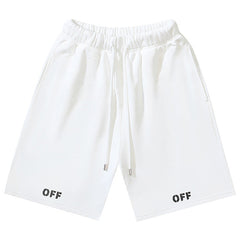 OFF-WHITE Off Logo Print Swim Shorts