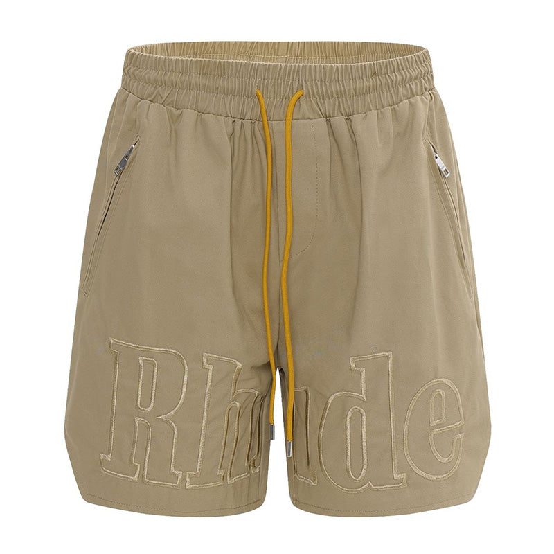 RHUDE logo-print drawstring swim Shorts