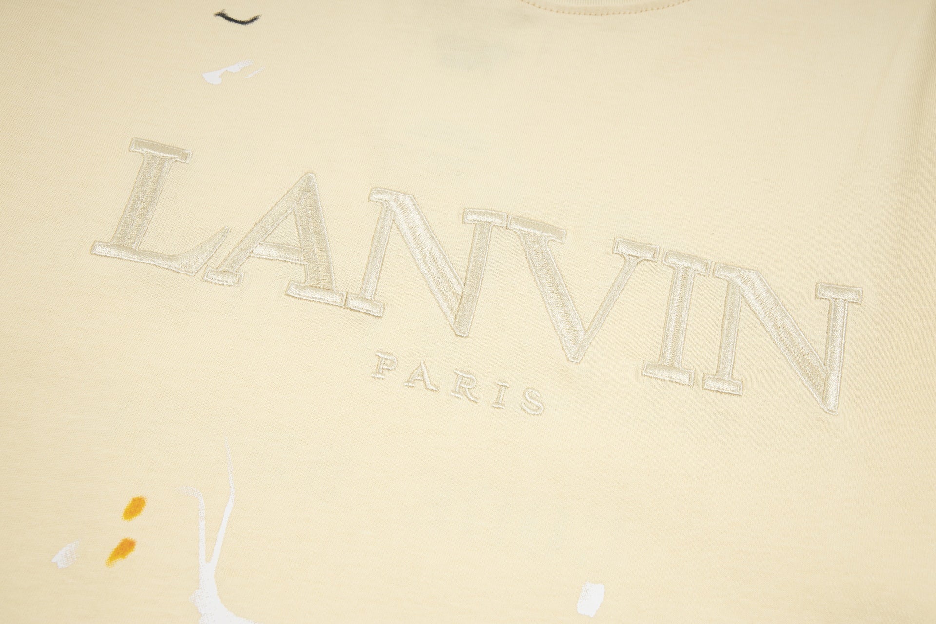 Gallery Dept X LANVIN Hand drawn doodle splash ink letters TEE