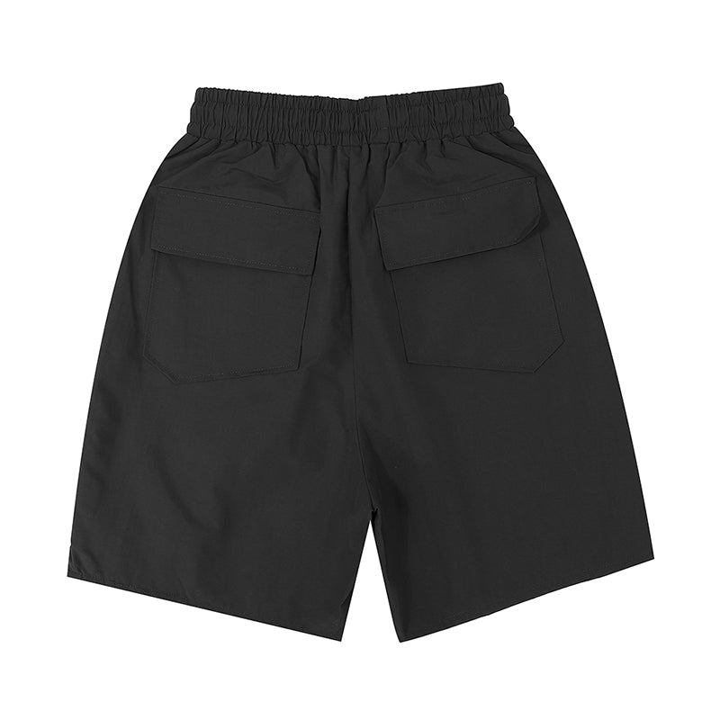 RHUDE 3M Reflective Letters Mesh Drawstring Shorts