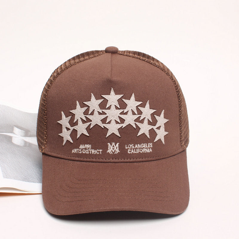 AMIRI  star-patch panelled trucker cap