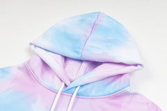 Gallery Dept.Tie-dye lettering logo print Hoodies